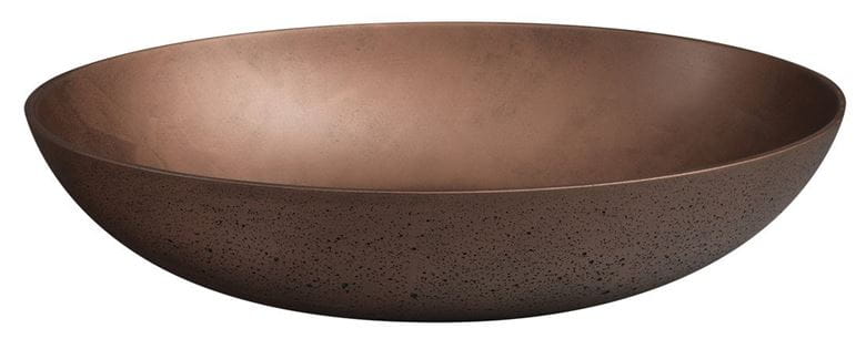 SAPHO FORMIGO umyvadlová mísa 60 cm, bez přepadu, beton, matná měděná FG220 Obrázek - fotka