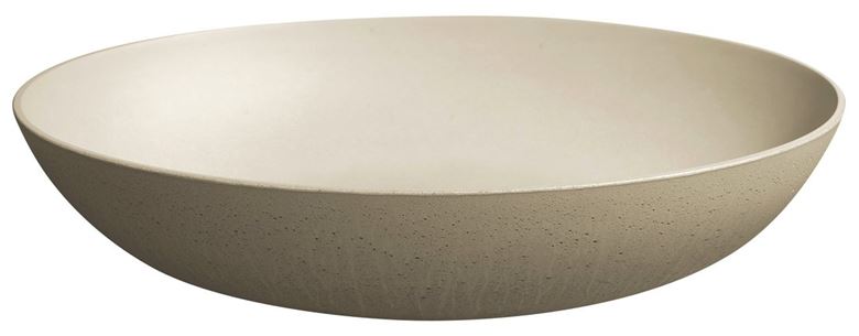 SAPHO FORMIGO umyvadlová mísa 60 cm, bez přepadu, beton, matná žlutá FG222 Obrázek - fotka