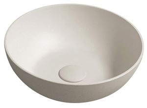 SAPHO FORMIGO umyvadlová mísa 39 cm, bez přepadu, beton, matná písková