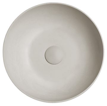 SAPHO FORMIGO umyvadlová mísa 39 cm, bez přepadu, beton, matná písková FG314 Obrázek - fotka