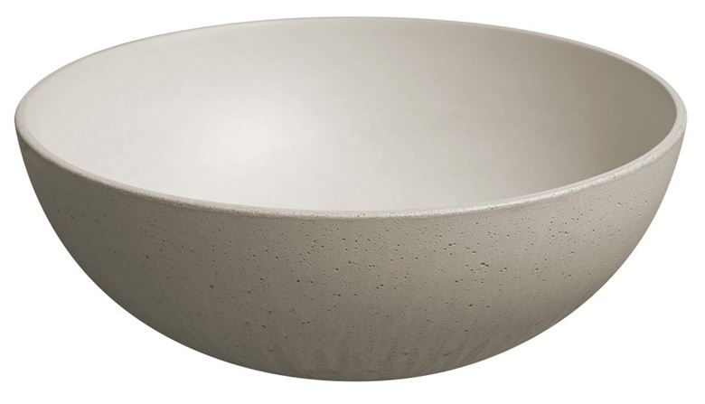 SAPHO FORMIGO umyvadlová mísa 39 cm, bez přepadu, beton, matná písková FG314 Obrázek - fotka