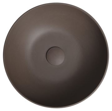 SAPHO FORMIGO umyvadlová mísa 39 cm, bez přepadu, beton, tmavě hnědá FG315 Obrázek - fotka