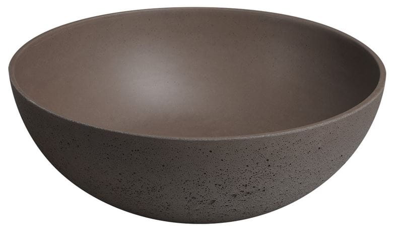 SAPHO FORMIGO umyvadlová mísa 39 cm, bez přepadu, beton, tmavě hnědá FG315 Obrázek - fotka