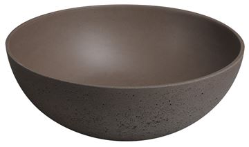 SAPHO FORMIGO umyvadlová mísa 39 cm, bez přepadu, beton, tmavě hnědá FG315 Obrázek - fotka