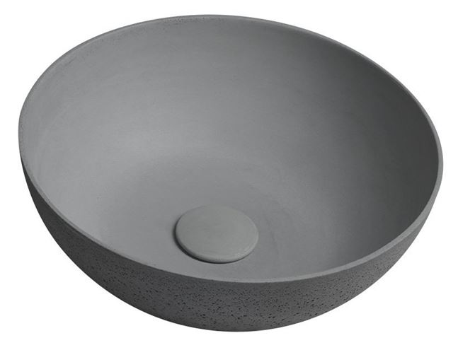 SAPHO FORMIGO umyvadlová mísa 39 cm, bez přepadu, beton, matná šedá FG317 Obrázek - Hlavní obrázek