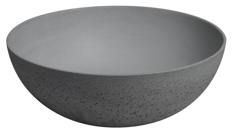SAPHO FORMIGO umyvadlová mísa 39 cm, bez přepadu, beton, matná šedá FG317 Obrázek - fotka