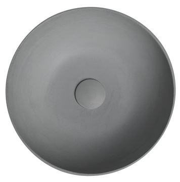 SAPHO FORMIGO umyvadlová mísa 39 cm, bez přepadu, beton, matná šedá FG317 Obrázek - fotka