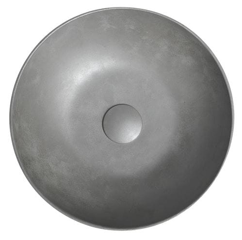 SAPHO FORMIGO umyvadlová mísa 39 cm, bez přepadu, beton, matná stříbrná FG319 Obrázek - fotka
