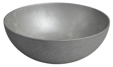SAPHO FORMIGO umyvadlová mísa 39 cm, bez přepadu, beton, matná stříbrná FG319 Obrázek - fotka