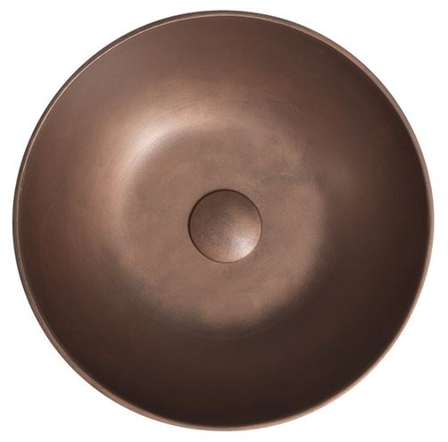 SAPHO FORMIGO umyvadlová mísa 39 cm, bez přepadu, beton, matná měděná FG320 Obrázek - fotka