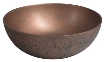 SAPHO FORMIGO umyvadlová mísa 39 cm, bez přepadu, beton, matná měděná FG320 Obrázek - fotka
