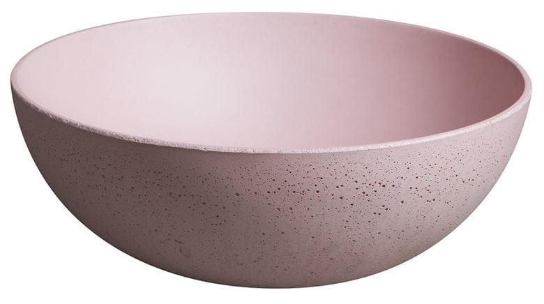 SAPHO FORMIGO umyvadlová mísa 39 cm, bez přepadu, beton, matná růžová FG321 Obrázek - fotka