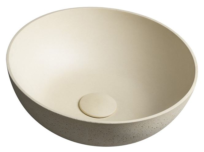SAPHO FORMIGO umyvadlová mísa 39 cm, bez přepadu, beton, matná žlutá FG322 Obrázek - Hlavní obrázek
