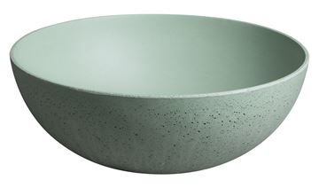 SAPHO FORMIGO umyvadlová mísa 39 cm, bez přepadu, beton, matná zelená FG323 Obrázek - fotka