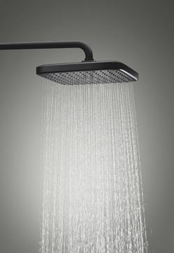 GROHE TEMPESTA SYSTEM 250 CUBE sprchový set s termostatickou baterií, horní sprcha, ruční sprcha se 2 proudy, tyč, hadice, Water Saving, matná černá  266892431 Obrázek - fotka