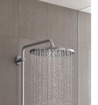 GROHE EUPHORIA SYSTEM 310 sprchový set s termostatickou baterií, horní sprcha, ruční sprcha se 3 proudy, tyč, hadice, Water Saving, chrom  26384002 Obrázek - fotka
