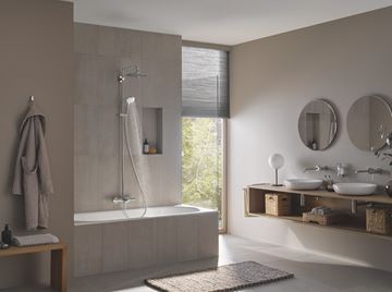 GROHE EUPHORIA SYSTEM 260 vanová termostatická baterie, s horní a ruční sprchou se 3 proudy, chrom 27475002 Obrázek - fotka
