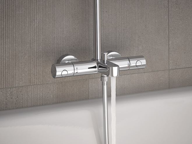 GROHE EUPHORIA SYSTEM 260 vanová termostatická baterie, s horní a ruční sprchou se 3 proudy, chrom 27475002 Obrázek - fotka