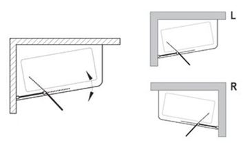 RAVAK 10° CVS2 100 P vanová zástěna 100x150 cm, pravá, lítací, satin/sklo transparent 7QRA0U03Z1 Obrázek - fotka