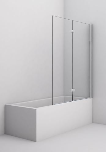 CONCEPT 200 CONB2 vanová zástěna 120x150 cm, pravá, skládací, chrom/čiré sklo CONB2D1205007 Obrázek - fotka