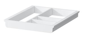 LAUFEN SPACE organizér do zásuvky, lesklá bílá