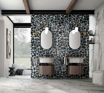 IMOLA THE ROOM dlažba 120x260 cm, lesk, invisible white INV WH6 260 LP Obrázek - fotka