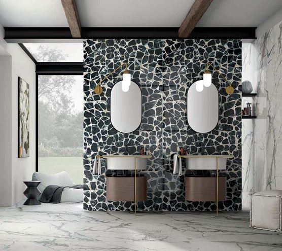 IMOLA THE ROOM dlažba 120x260 cm, lesk, invisible white INV WH6 260 LP Obrázek - fotka
