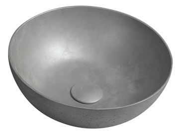 SAPHO FORMIGO umyvadlová výpust, click-clack, bez přepadu, matná šedá FG917 Obrázek - fotka