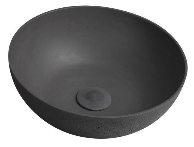 SAPHO FORMIGO umyvadlová výpust, click-clack, bez přepadu, matný antracit FG916 Obrázek - fotka