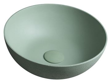 SAPHO FORMIGO umyvadlová výpust, click-clack, bez přepadu, matná zelená FG923 Obrázek - fotka