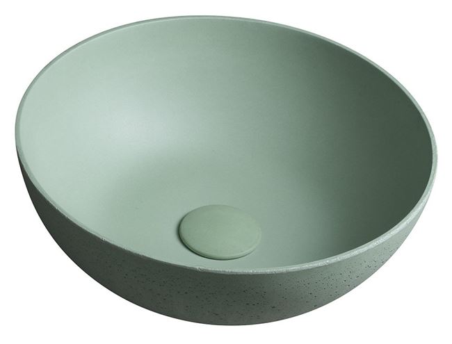 SAPHO FORMIGO umyvadlová výpust, click-clack, bez přepadu, matná zelená FG923 Obrázek - fotka
