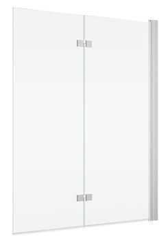 CONCEPT 200 CONB2 vanová zástěna 120x150 cm, pravá, skládací, chrom/čiré sklo
