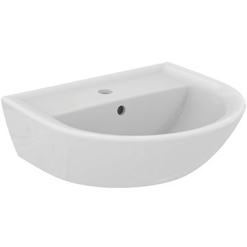 IDEAL STANDARD EUROVIT umývátko 50 cm, s otvorem pro baterii a přepadem