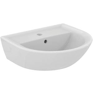 IDEAL STANDARD EUROVIT umývátko 50 cm, s otvorem pro baterii a přepadem