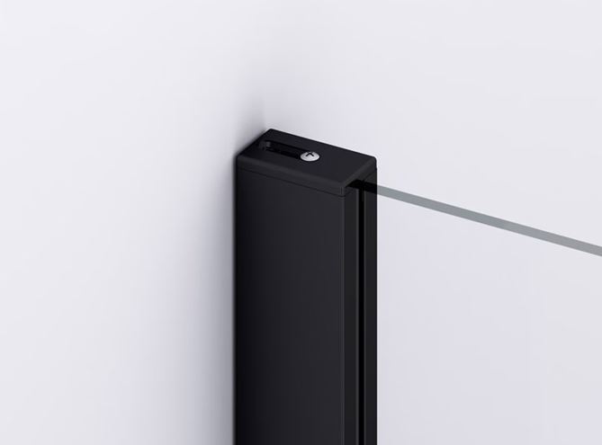 RONAL DIVERA D22T2 sprchové dveře 90x200 cm, lítací, matná černá/čiré sklo D22T2 090 06 07 Obrázek - fotka