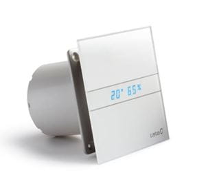 CATA E100 GTH axiální ventilátor 100 mm, nástěnný/stropní, s časovačem a čidlem vlhkosti