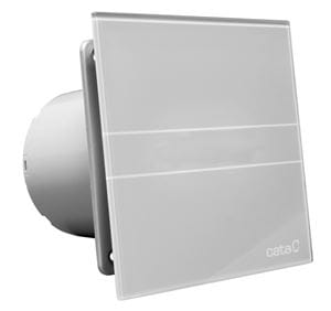 CATA E100 GST axiální ventilátor 100 mm, nástěnný/stropní, s časovačem, stříbrná