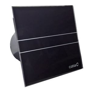 CATA E100 GBT axiální ventilátor 100 mm, nástěnný/stropní, s časovačem, černá