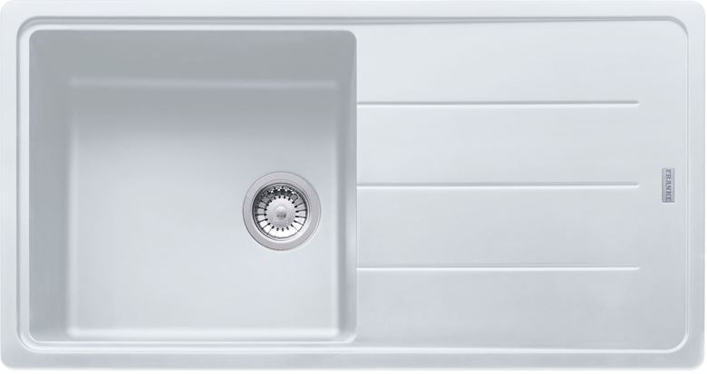 FRANKE BASIS BFG 611 fragranitový dřez 970x500 mm, otočný, odkapávač, bílá led 114.0285.303 Obrázek - Hlavní obrázek