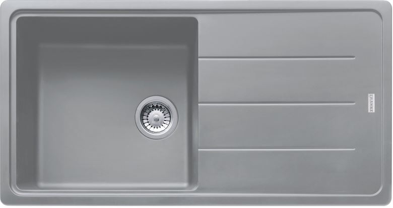 FRANKE BASIS BFG 611 fragranitový dřez 970x500 mm, otočný, odkapávač, šedý kámen 114.0285.314 Obrázek - Hlavní obrázek