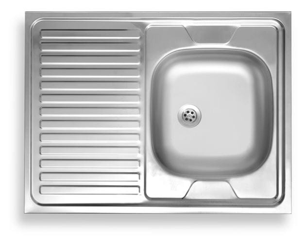 NOVASERVIS nerezový dřez 800x600 mm, odkapávač vlevo DR60/80L Obrázek - Hlavní obrázek