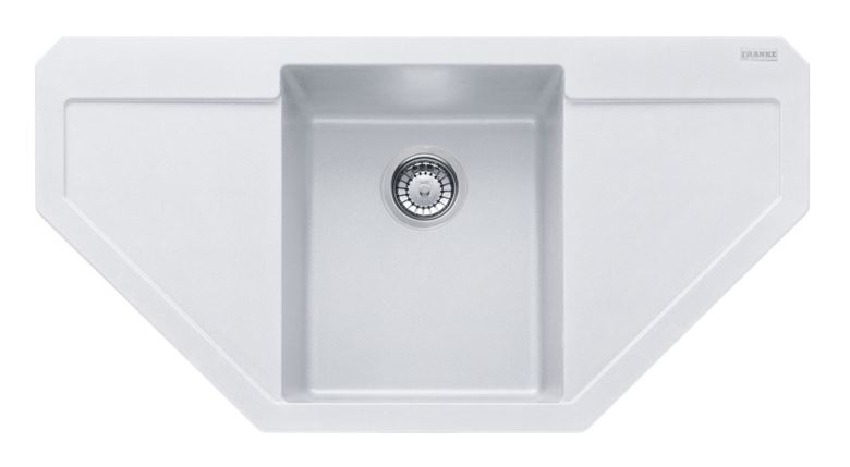 FRANKE MARIS MRG 612 E fragranitový dřez 960x500 mm, rohový, odkapávač, bílá led 114.0250.568 Obrázek - Hlavní obrázek