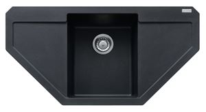 FRANKE MARIS MRG 612 E fragranitový dřez 960x500 mm, rohový, odkapávač, onyx