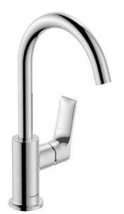 HANSGROHE ZEBRIS E umyvadlová stojánková baterie, s odtokovou soupravou, EcoSmart, chrom