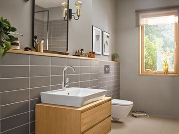 HANSGROHE ZEBRIS E umyvadlová stojánková baterie, s odtokovou soupravou, EcoSmart, chrom 72574000 Obrázek - fotka