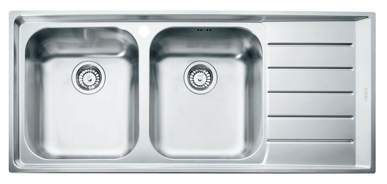 FRANKE NEPTUN NEX 621/2 nerezový dřez 1160x510 mm, otvor pro baterii, odkapávač vpravo 101.0199.895 Obrázek - Hlavní obrázek