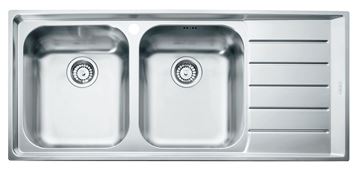 FRANKE NEPTUN NEX 621/2 nerezový dřez 1160x510 mm, otvor pro baterii, odkapávač vpravo
