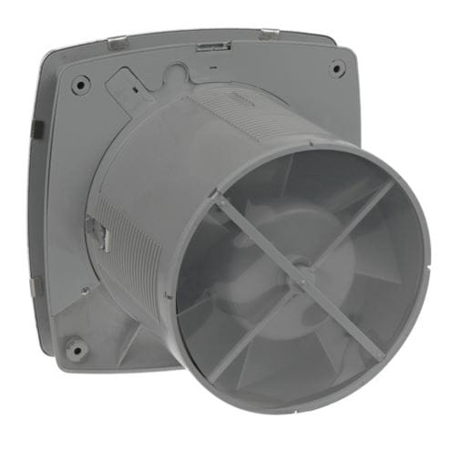 CATA X-MART 12 T INOX axiální ventilátor 120 mm, nástěnný/stropní/do okna, s časovačem a zpětnou klapkou, nerez 01051000 Obrázek - fotka