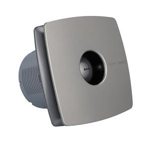 CATA X-MART 15 H INOX axiální ventilátor 150 mm, nástěnný/stropní/do okna, s časovačem, čidlem vlhkosti a zpětnou klapkou, nerez