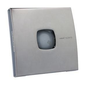 CATA SILENTIS 10 T INOX axiální ventilátor 100 mm, nástěnný/stropní, s časovačem a zpětnou klapkou, nerez
